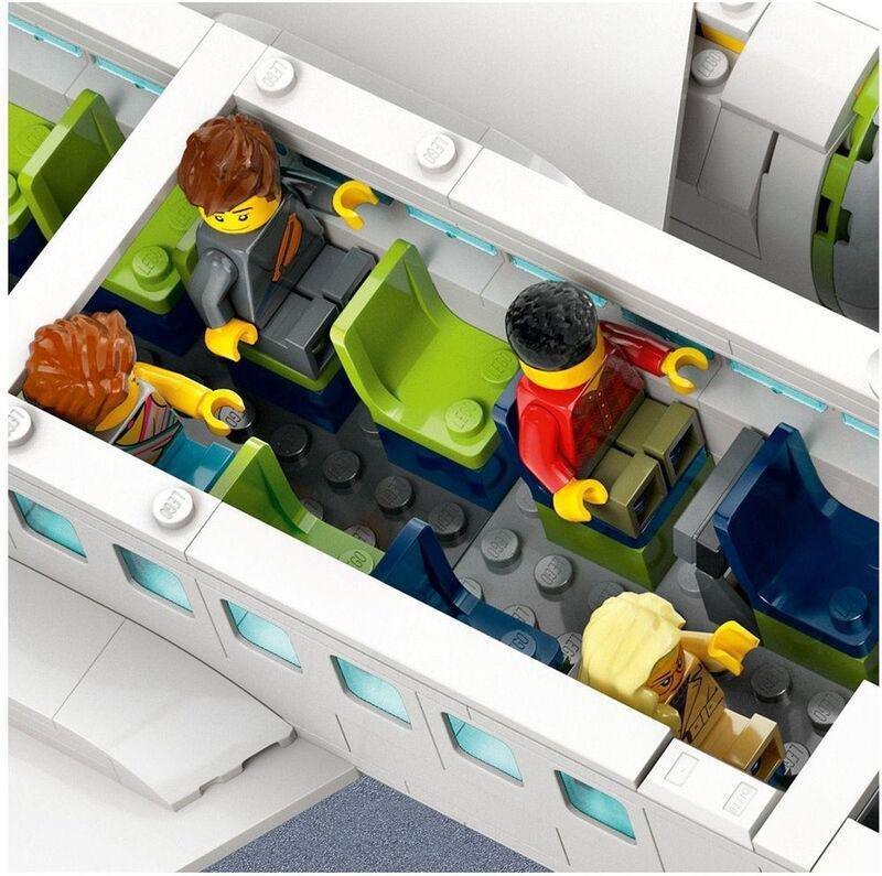 LEGO City Passenger Aeroplane 60367 Building Toy Set (930 Pieces), , large image number 6