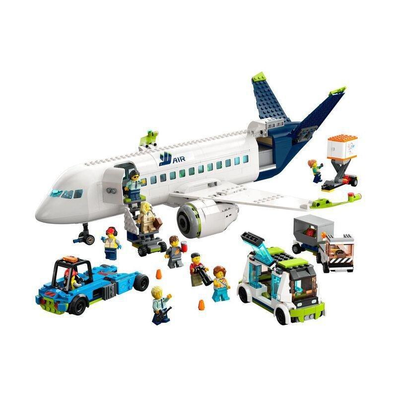 LEGO City Passenger Aeroplane 60367 Building Toy Set (930 Pieces), , large image number 8