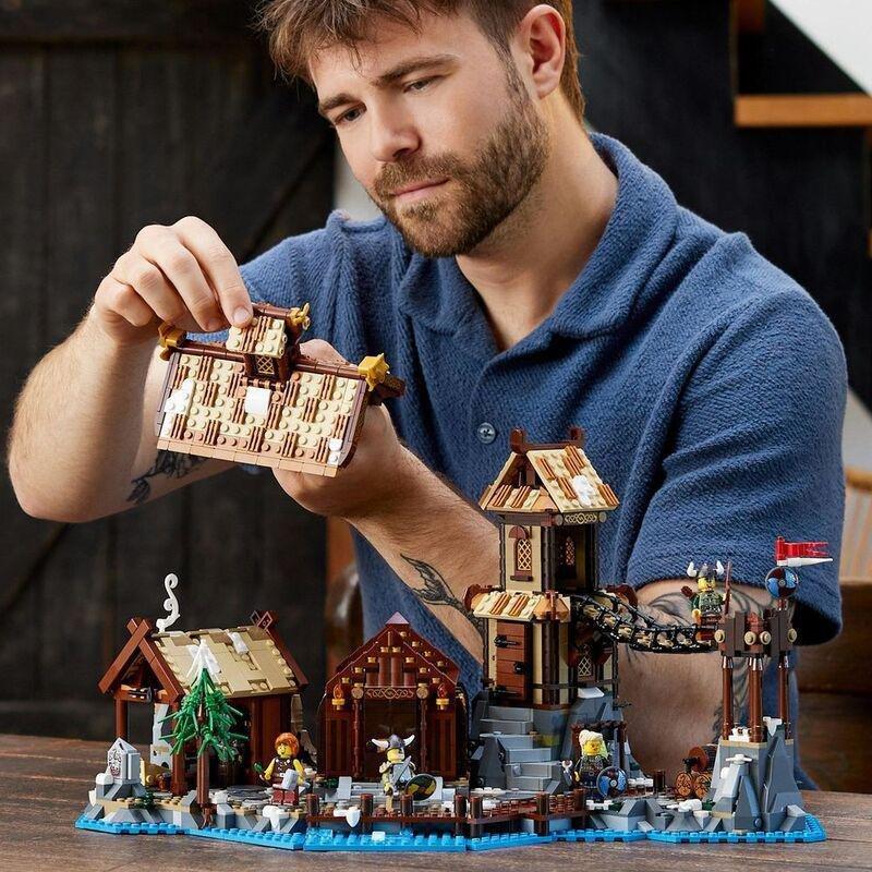 LEGO Ideas Viking Village 21343 Building Set for Adults (2103 Pieces), , large image number 1