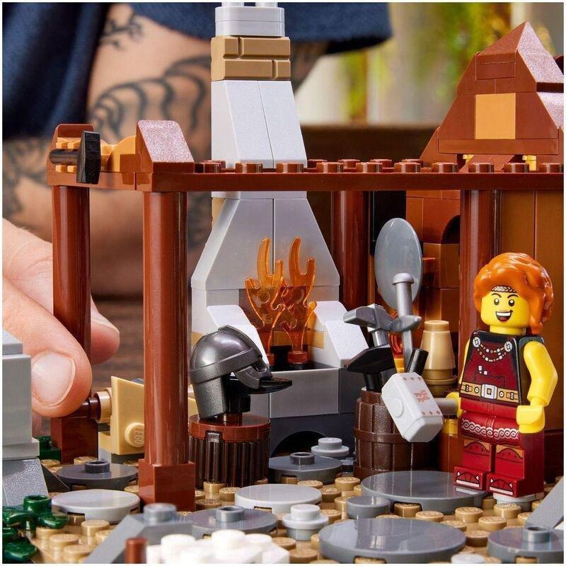 LEGO Ideas Viking Village 21343 Building Set for Adults (2103 Pieces), , large image number 3