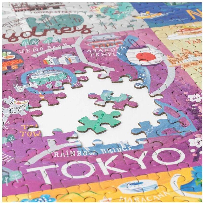 Legami Jigsaw Puzzle - Word Cities (1000 Pieces) (48 X 68cm), , large image number 3