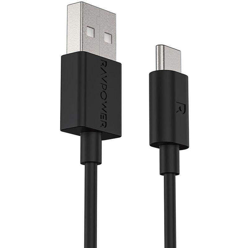 Ravpower RP-CB044 1m USB-A To Tyep-C USB Cable - Black, , large image number 0