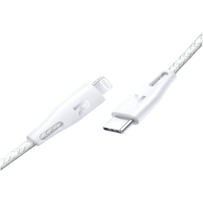 Ravpower RP-CB1018 Type-C To Lightning Cable 2m Nylon - White, , large image number 0