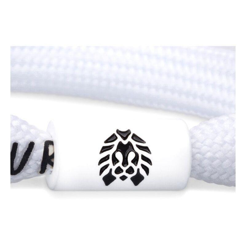 Rastaclat Believe Positive Message Men's Single Lace Bracelet - White, , large image number 1