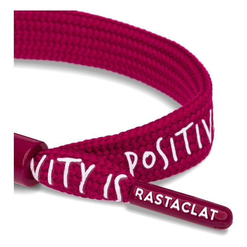 Rastaclat Mindset Positive Message Women's Single Lace Bracelet - Red, , large image number 2