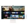 SAMSUNG - Samsung LS32BM801 32-inch UHD/60Hz Monitor With Smart Tv Experience & Camera - White