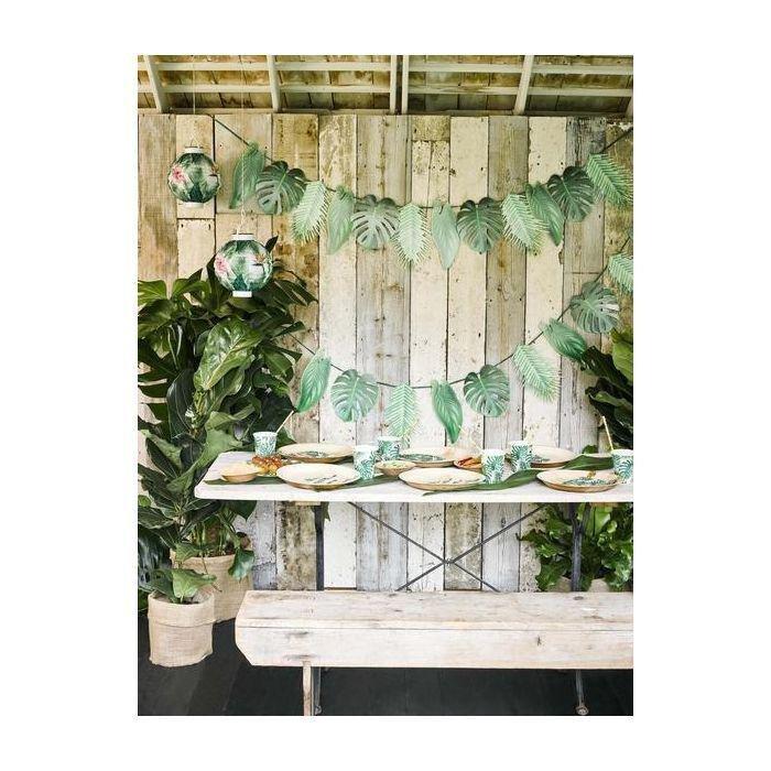 Talking Tables Tropical Fiesta Palm Garland 1.5M, , large image number 1