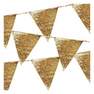 TALKING TABLES - Talking Tables Luxe Gold PU Glitter Bunting