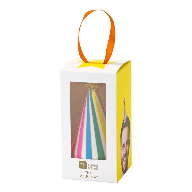 Talking Tables Rainbow Mini Fabric Hat, , large image number 0