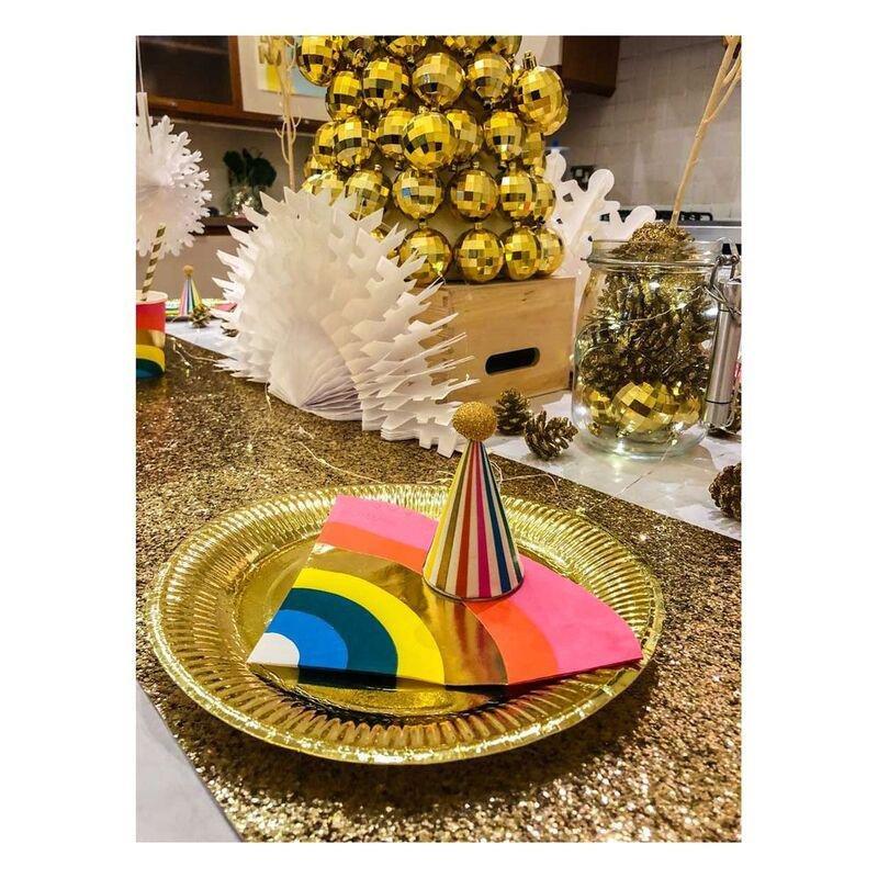 Talking Tables Rainbow Mini Fabric Hat, , large image number 2