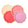 TALKING TABLES - Talking Tables Riotous Rose Scalloped Paper Plates (4 Designs) (Pack of 12)