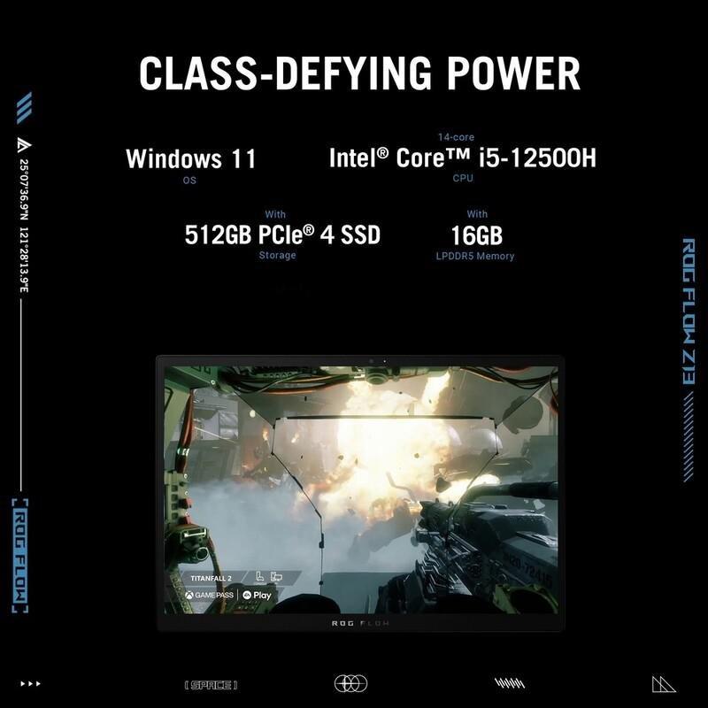 ASUS ROG Flow Z13 GZ301ZA-LD109W Touch Gaming Laptop/Intel Core i5-12500H/16GB RAM/512GB SSD/Intel Iris Xe Graphics/13.4 Inch WUXGA (1920x1200) 120..., , large image number 8