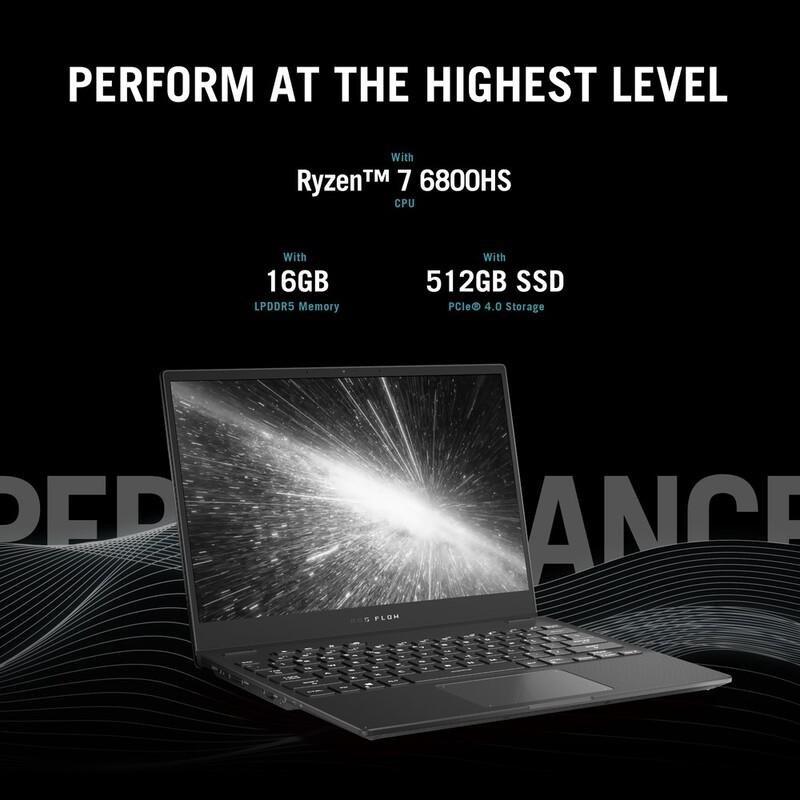 ASUS ROG Flow X13 GV301RA-LI044W Touch Gaming Laptop/AMD Ryzen R7-6800HS/16GB RAM/512GB SSD/AMD Radeon 680M/13.4 Inch WUXGA (3840x2400) 60Hz/Window..., , large image number 7