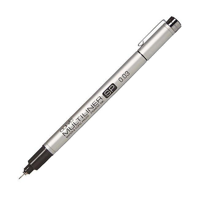Copic Multiliner SP Refillable Sketching Pen - 0.03mm Nib - Black, , large image number 0
