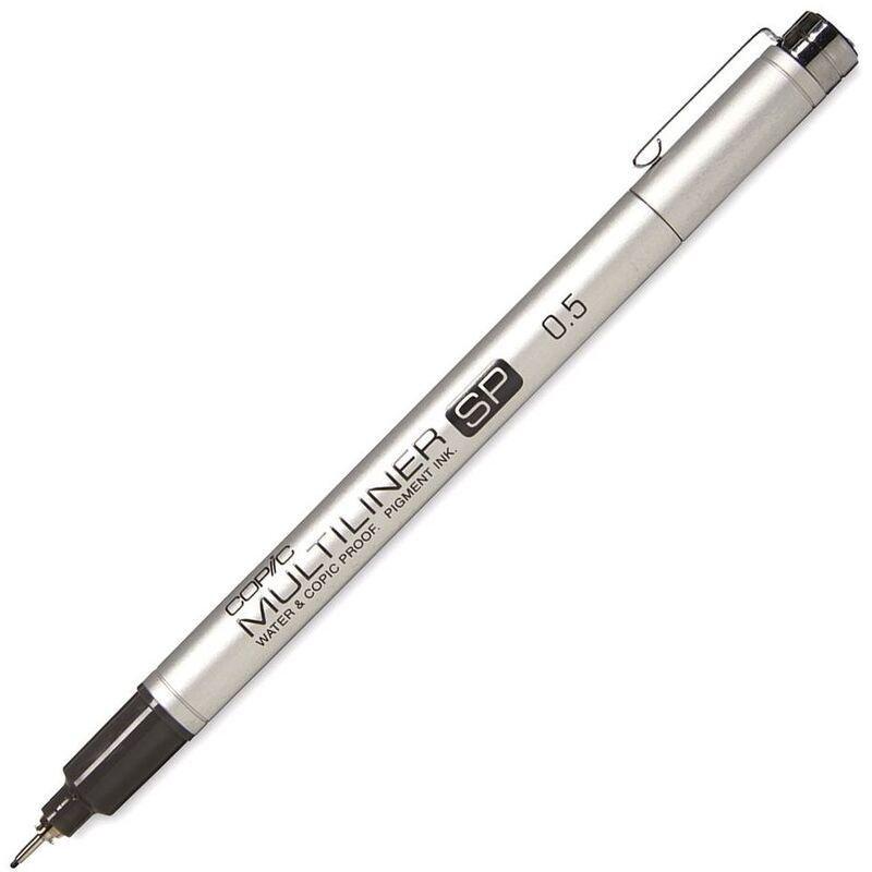 Copic Multiliner SP Refillable Sketching Pen - 0.5mm Nib - Black, , large image number 0