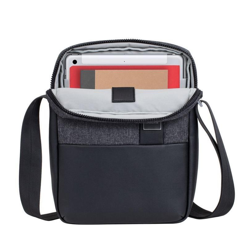 Rivacase Melange Crossbody Bag for Tablets 11-Inch - Black, , large image number 1