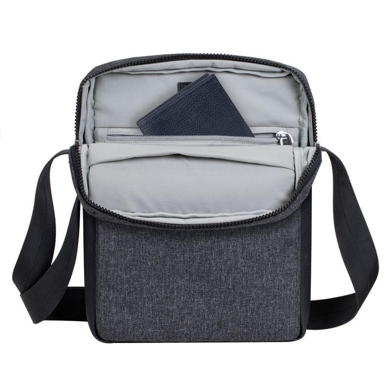Rivacase Melange Crossbody Bag for Tablets 11-Inch - Black, , large image number 2