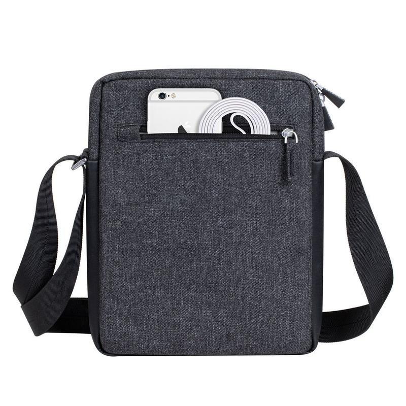 Rivacase Melange Crossbody Bag for Tablets 11-Inch - Black, , large image number 8