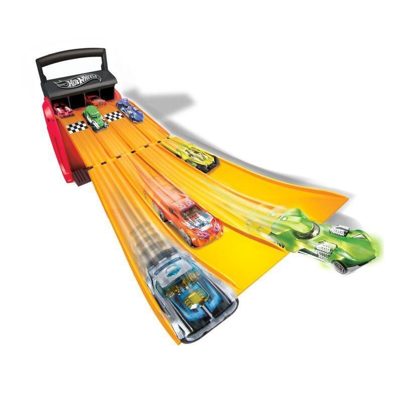 Intek Hot Wheels 2 In 1 Store And Play Racing Battle Case, , large image number 1