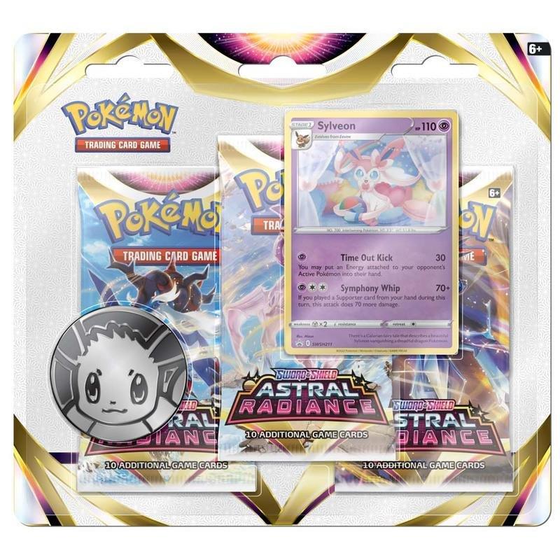 Pokemon TCG Sword & Shield 10 Astral Radiance 3Pack Blister (Assortment – Includes 1), , medium