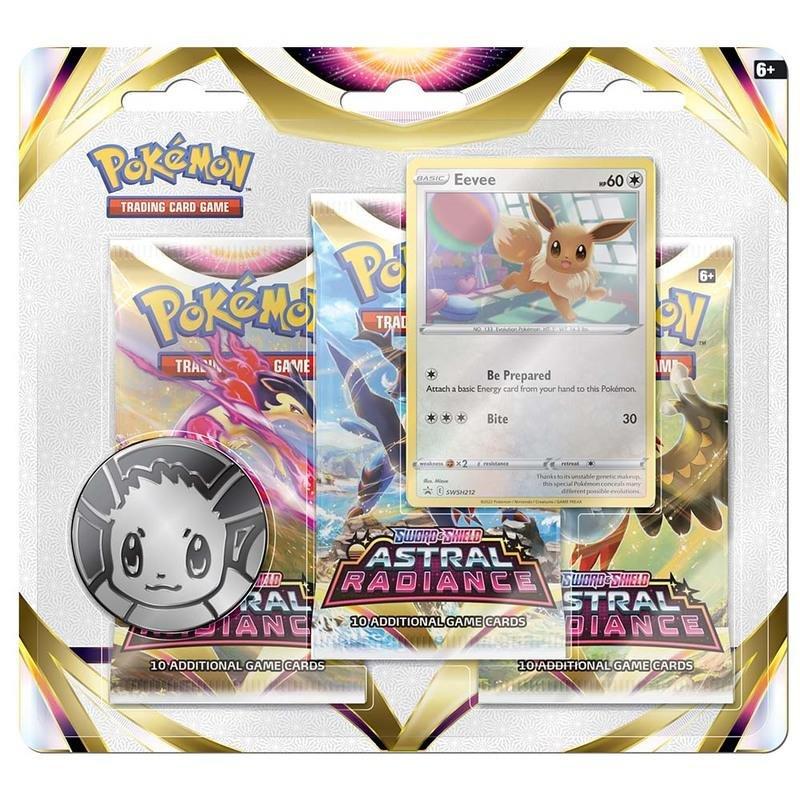Pokemon TCG Sword & Shield 10 Astral Radiance 3Pack Blister (Assortment – Includes 1), , large image number 1