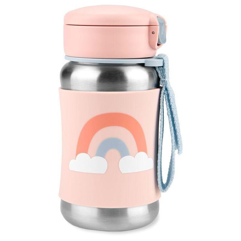 Skip Hop Spark Style Stainless Steel Straw Bottle - Rainbow, , large image number 0