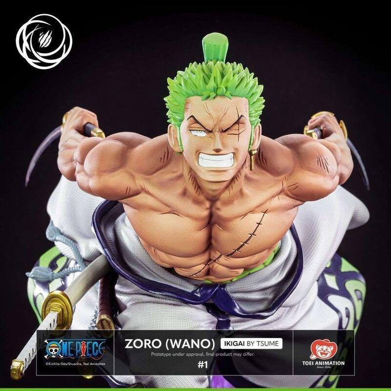 Tsume Art One Piece Zoro Wano Ikigai Limited Edition 1/6 Scale Statue - 11 inch, , large image number 1