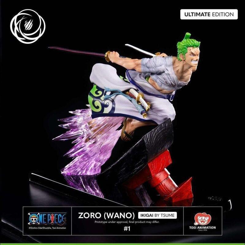 Tsume Art One Piece Zoro Wano Ikigai Limited Edition 1/6 Scale Statue - 11 inch, , large image number 2