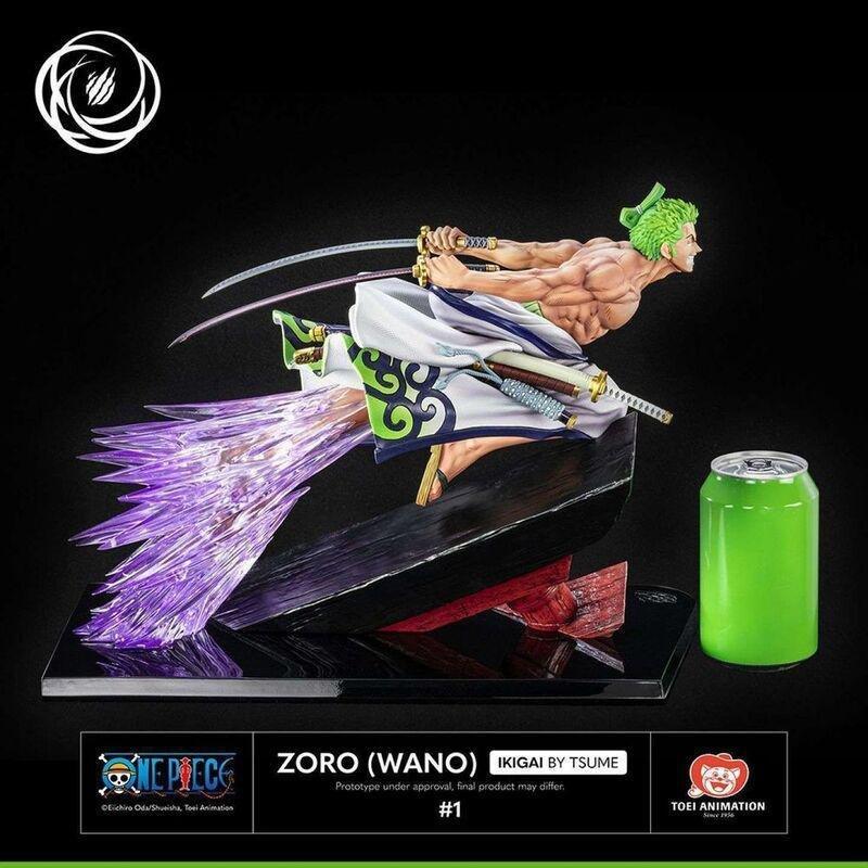 Tsume Art One Piece Zoro Wano Ikigai Limited Edition 1/6 Scale Statue - 11 inch, , large image number 3