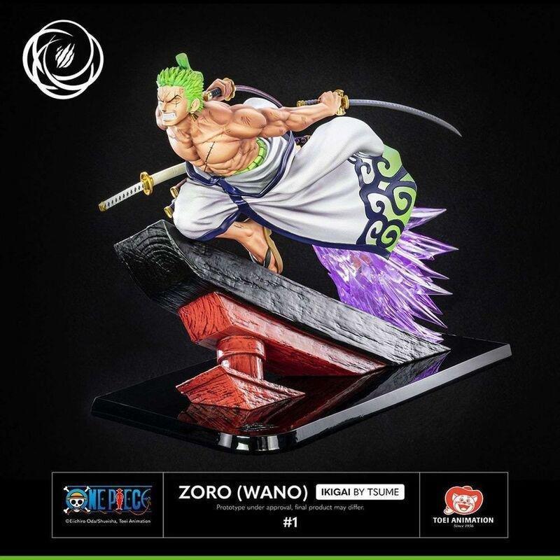Tsume Art One Piece Zoro Wano Ikigai Limited Edition 1/6 Scale Statue - 11 inch, , large image number 4