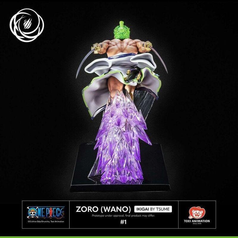 Tsume Art One Piece Zoro Wano Ikigai Limited Edition 1/6 Scale Statue - 11 inch, , large image number 5