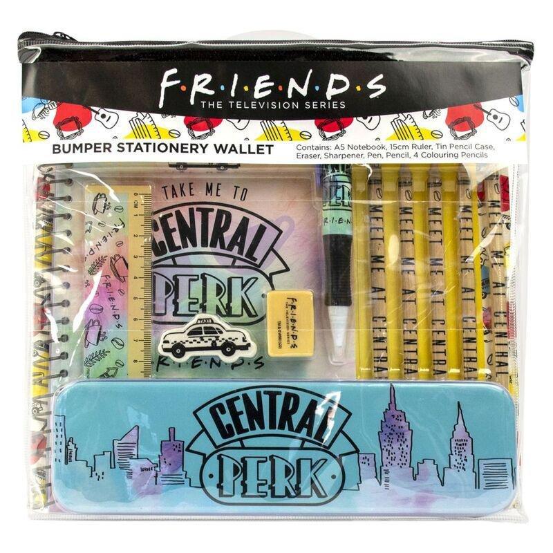 Blue Sky Designs Friends Bumper Stationery Wallet Compact Tie Dye, , large image number 0