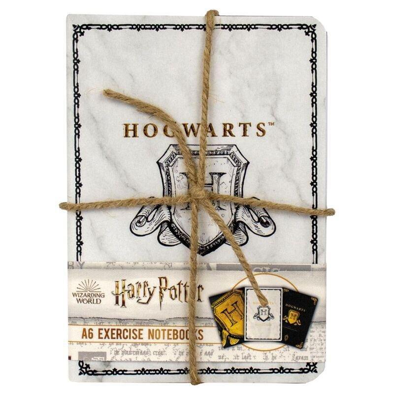 Blue Sky Designs Harry Potter A6 Notebooks Hogwarts Shield 3Pk, , large image number 0