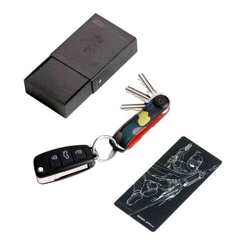 Orbitkey Star Wars Nylon Leather Key Organizer Keychain  - Boba Fett, , large image number 1