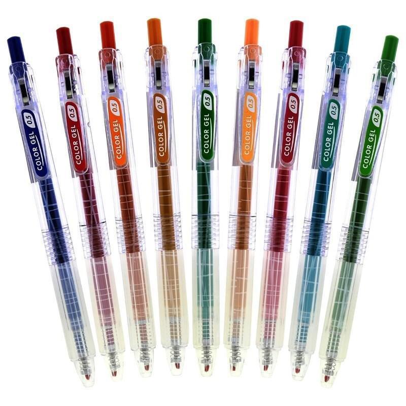 Languo Morandi Color Creative Press Gel Pen (Set of 9), , large image number 0