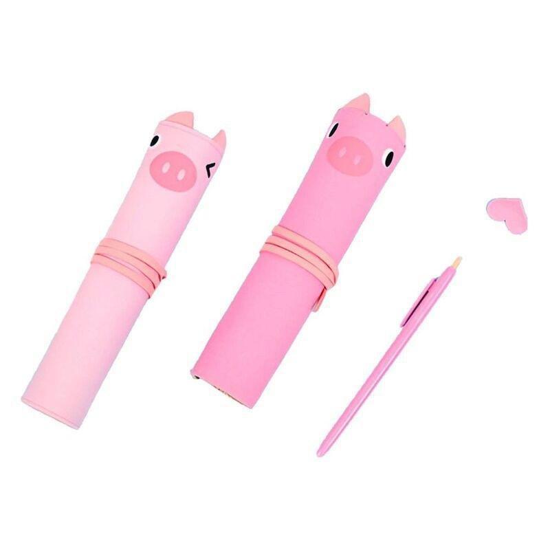 Languo Pink Pig Creative Rolling Pencil Case (Assortment - Includes 1), , large image number 0