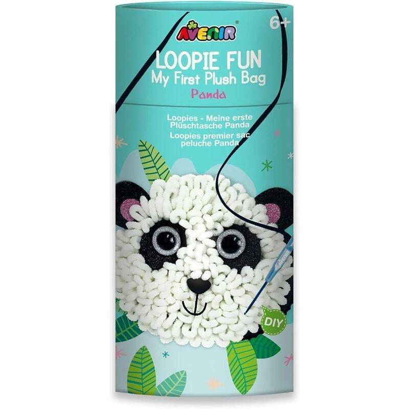 Avenir Loopie Fun My First Plush Bag Sewing Kit - Panda, , large image number 0