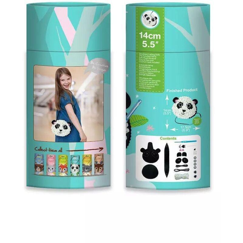 Avenir Loopie Fun My First Plush Bag Sewing Kit - Panda, , large image number 1