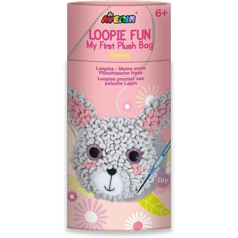 Avenir Loopie Fun My First Plush Bag Sewing Kit - Bunny, , large image number 0