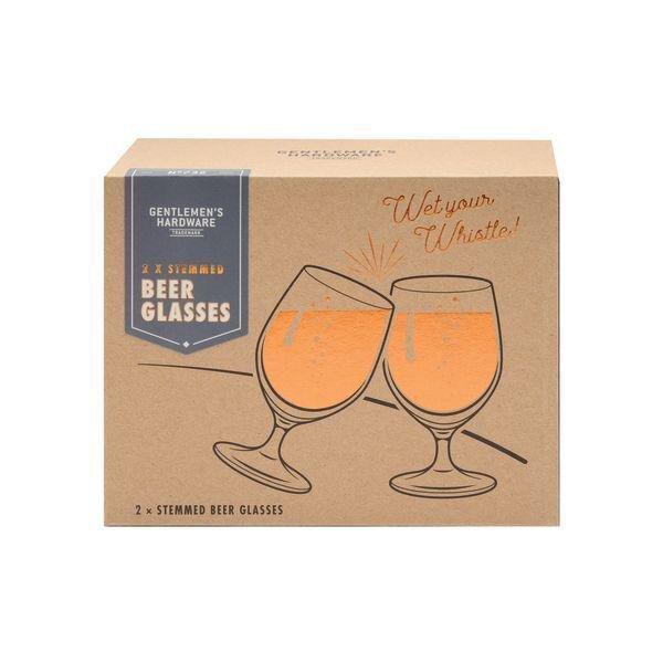 Gentlemen's Hardware Tulip Beer Glasses (Set of 2), , large image number 0