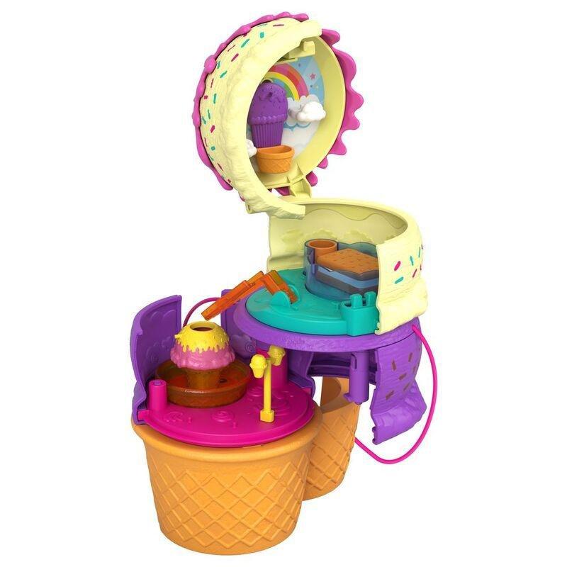 Polly Pocket Spin'N Surprise Ice Cream Playset HFR00, , large image number 1