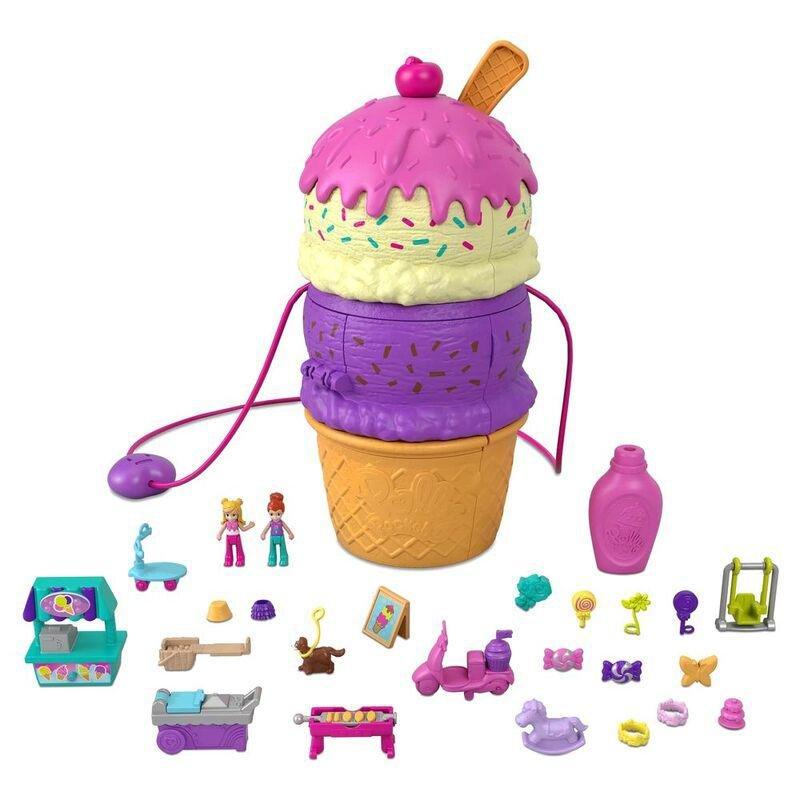 Polly Pocket Spin'N Surprise Ice Cream Playset HFR00, , large image number 3