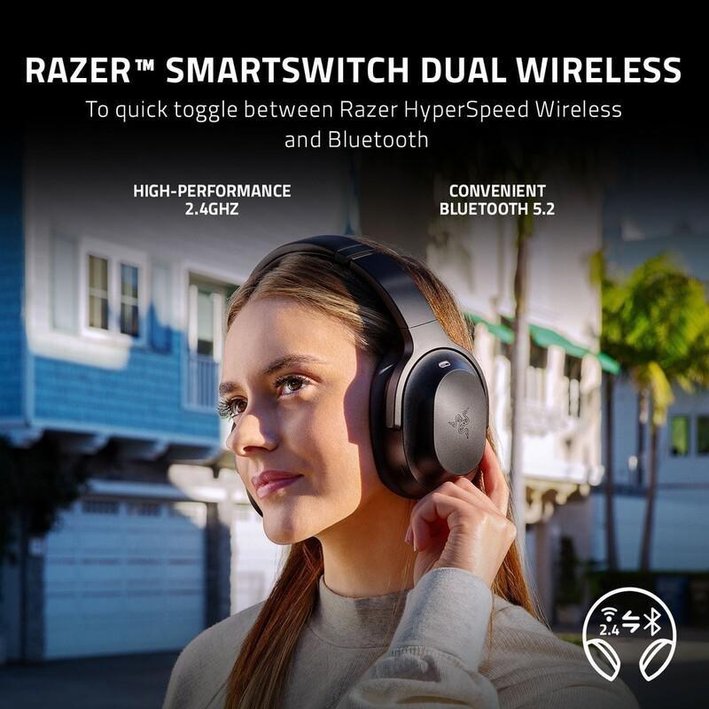 Razer Barracuda Pro Wireless Gaming Headset with Hybrid Active Noise Cancellation - Black, , large image number 3