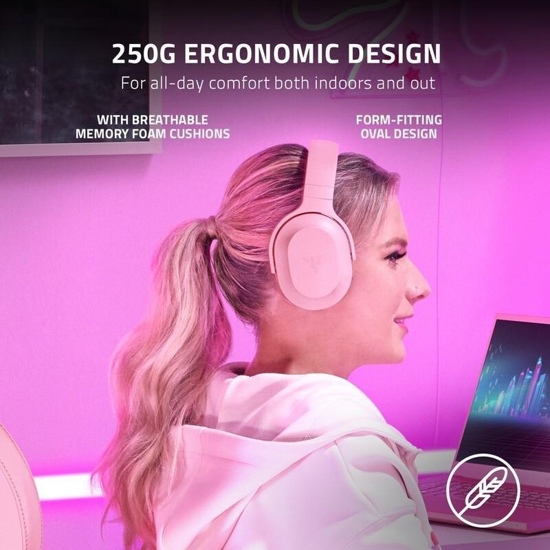 Razer Barracuda X Wireless Multi-Platform Gaming And Mobile Headset - Quartz Pink, , large image number 2