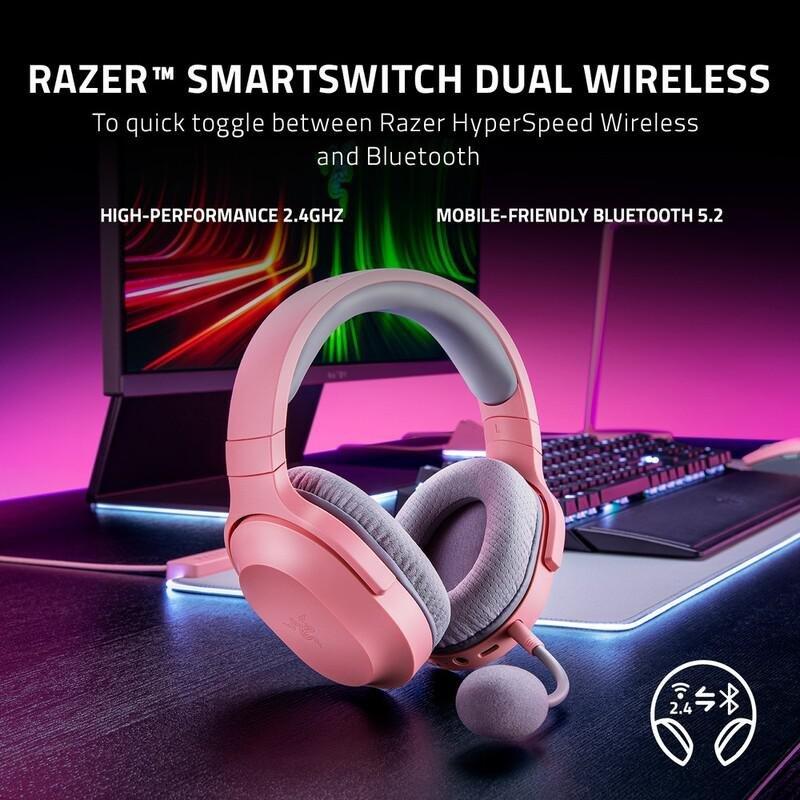 Razer Barracuda X Wireless Multi-Platform Gaming And Mobile Headset - Quartz Pink, , large image number 3