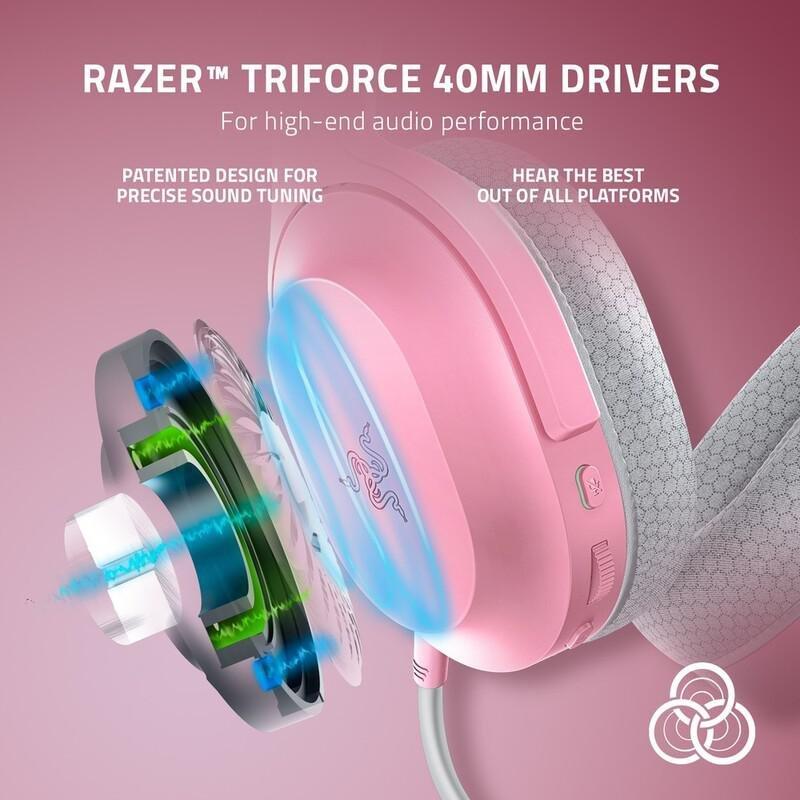 Razer Barracuda X Wireless Multi-Platform Gaming And Mobile Headset - Quartz Pink, , large image number 4