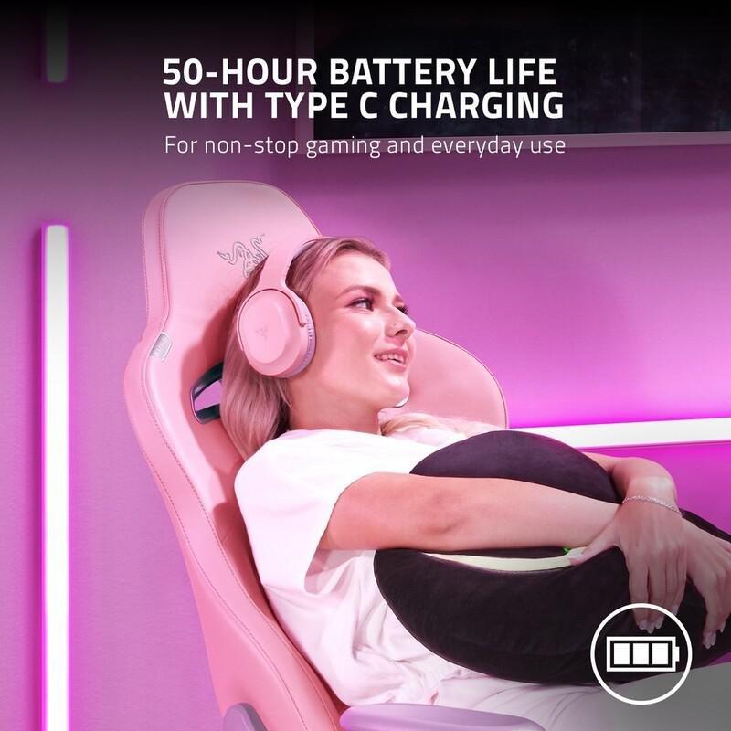 Razer Barracuda X Wireless Multi-Platform Gaming And Mobile Headset - Quartz Pink, , large image number 6