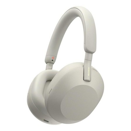 SONY - Sony WH-1000XM5 Wireless Noise Canceling Headphones - Silver