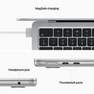 APPLE - Apple MacBook Air 13-Inch Apple M2 Chip/8-Core CPU/GPU/256GB SSD - Silver (Arabic/English)