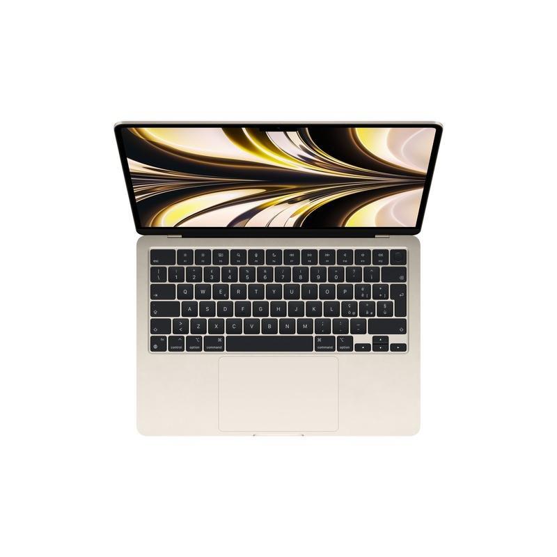 Apple MacBook Air 13-Inch Apple M2 Chip/8-Core CPU/10-Core GPU/512GB SSD - Starlight (Arabic/English), , large image number 2